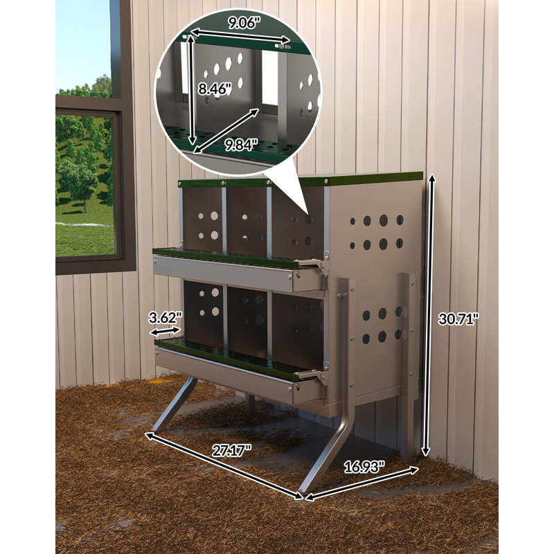 Nesting Boxes, Green