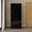 Brendle 2 Door Wardrobe - High Gloss Front, Soft Close Doors, Polished Metal Handles-39703056