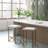 Backless Upholstered Counter Stool 26H