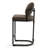 26'' Boucle Counter Stools With Backrest & Metal Frame, Modern Upholstered Bar Chairs For Kitchen Island-123525064