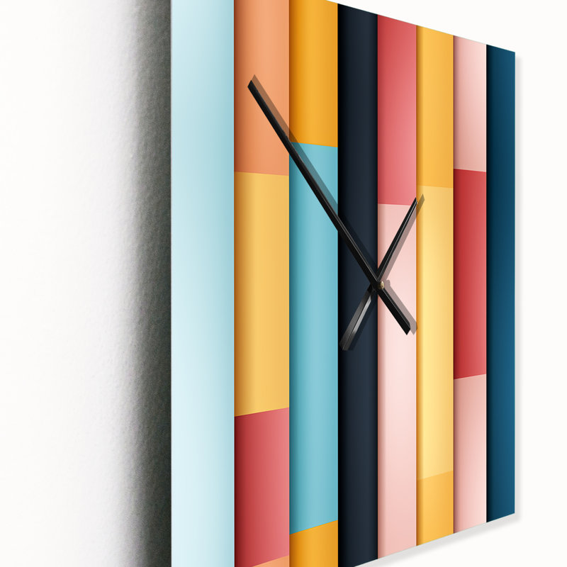 Horloge murale Janariah, H 32 po x l 14 po x P 1 po