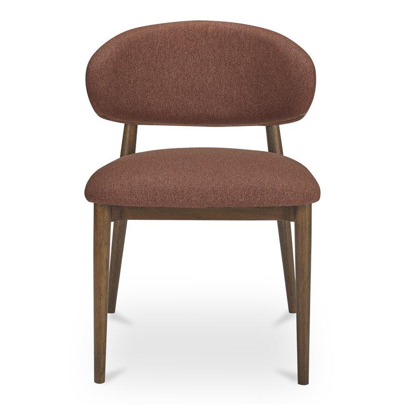 Deloris Dining Chair, Rust Performance Chenille