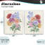 Fleurs printanières sur parchemin, ensemble de 2 giclées encadrées, design par June Erica Vess-2098885227-2098885228