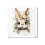 «Flower Garland Bunny» par Roozbeh, reproduction d'art sur toile tendue-439543199
