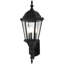 Luminaire suspendu d'extérieur à 3 lumières 9,5 pouces TBK - abat-jour en verre transparent