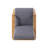 Nubieber Acacia Outdoor Lounge Chair-1436087266