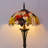 Tiffany Floor Lamp Maple Leaf Stained Glass Standing Reading Light 16X16X70 Inches Antique Pole Corner Lamp Decor Bedroom Office Living Room
