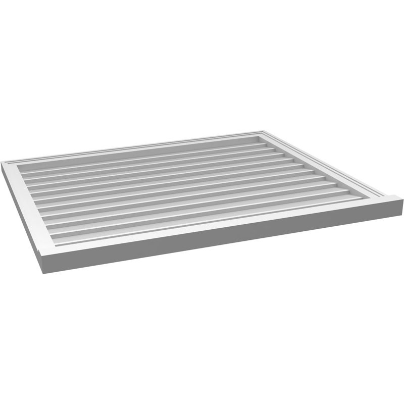 Cadre de seuil Brickmould, brun clair apprêté, 34" H x 42" W x 2" D