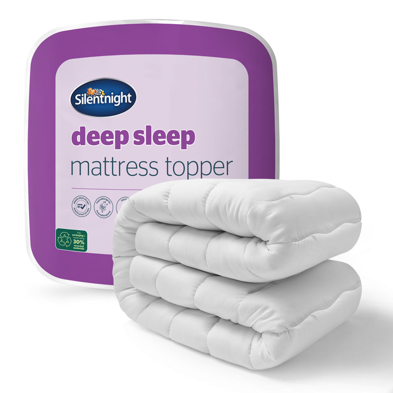 Silentnight Deep Sleep Luxury Wavy Stitch Topper, Kingsize (5')