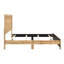 Grand lit 1pc charme rustique contemporain-1939222078