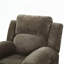 Fauteuil inclinable manuel en chenille avec 3 positions réglables, coussin en mousse souple-1655382859