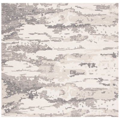 Miia Hand Tufted Wool Camouflage Rug