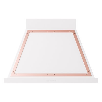 ILVE Nostalgie II Series 36 in. Wall Mount Range Hood with 600 CFM Airflow (White)