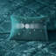 Literie en velours bleu sarcelle pour lit double / grand lit, coussin décoratif, housse de couette moderne lavable à la machine et facile à laver-119383986-119383989