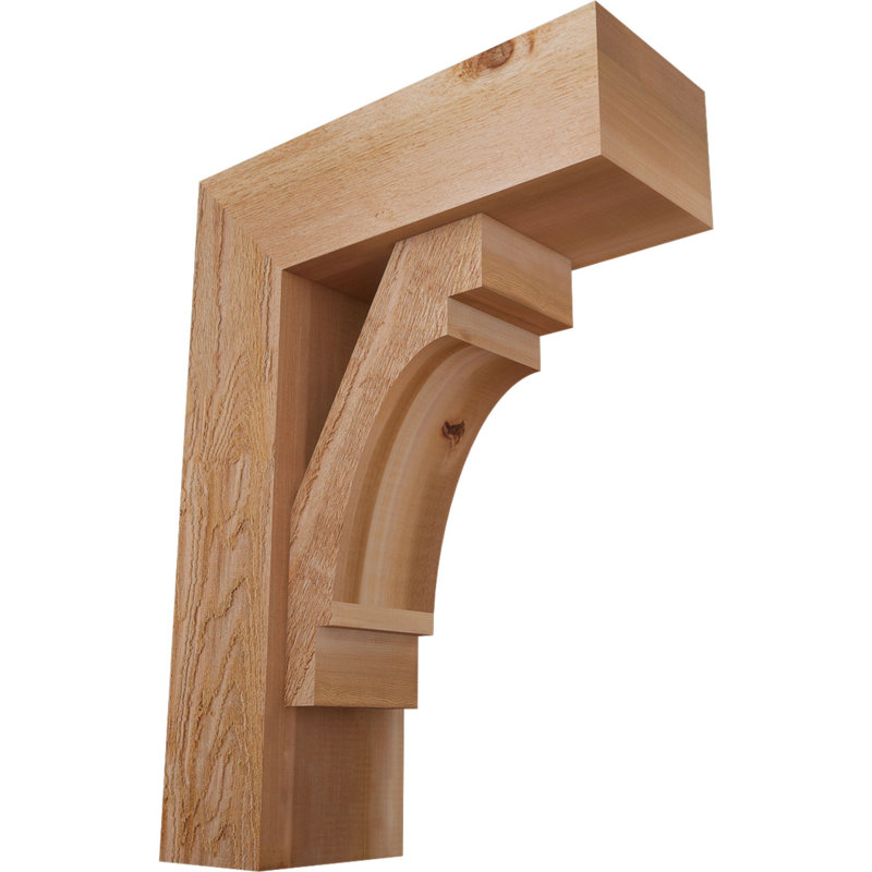 Support Merced Block avec support décalé, 30 x 22, Cèdre rouge occidental de l 8 po (scié brut)
