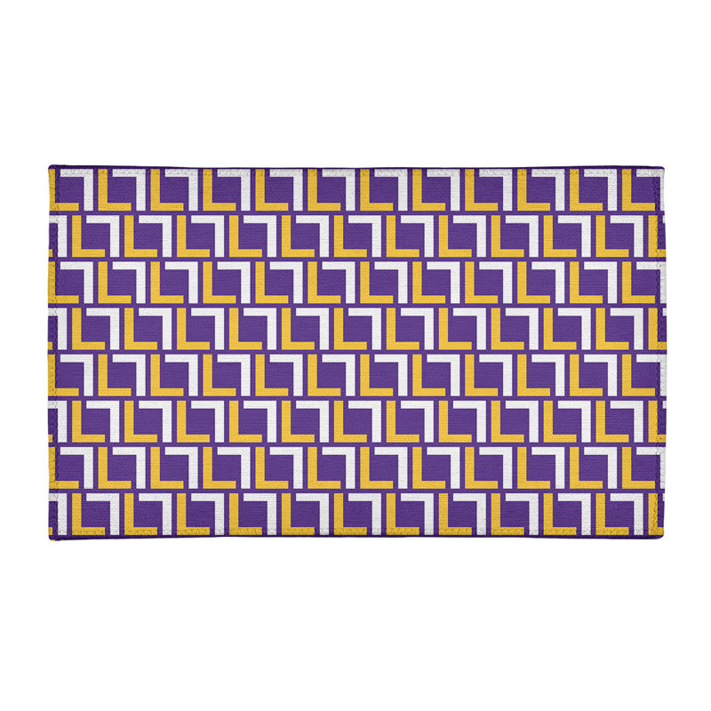Geometric Indoor Rug, Rectangle 3' x 5'