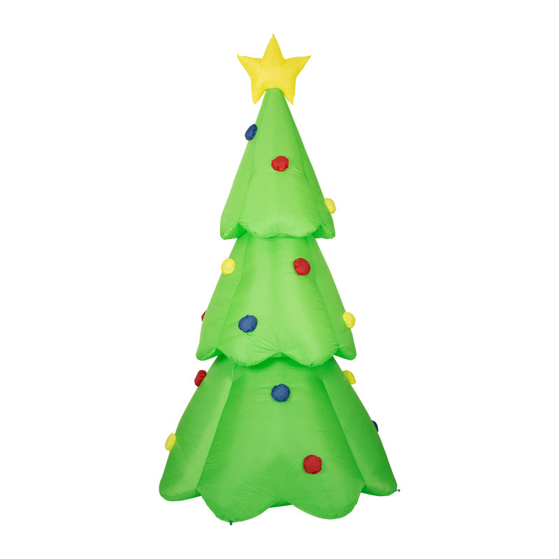 9FT Lighted Inflatable Christmas Tree Decor