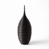 Ebony Wood Collection Wood Jar