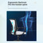 Fauteuil de bureau ergonomique à hauteur réglable et pivotant avec accoudoir lombaire pour bureau personnel-1314035702