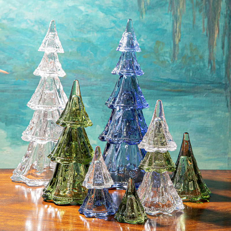Berry & Thread Tree Set, 10.5" H x 6" W x 6" D, Evergreen