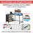 L Shaped Office Desk with Power Outlets, Computer Desk with Drawers, Shelves, for Gaming, Corner Work, Home Office, Study-1547628170