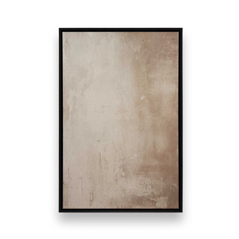 Impression sur toile Fresco's Silent Tale II, Cadre flottant noir satiné, H 18,75 po x l 12,75 po x P 1,75 po