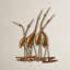 Crane Metal Wall Decor