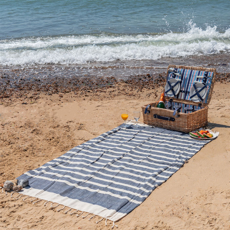 Nicola Spring - Turkish Cotton Bath Towel - 170 x 90cm, Navy