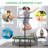 Trampoline d'intérieur pliable de 4 pi avec guidon Soozier