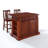 Diamondback Solid Wood Top Kitchen Island Set-784979231