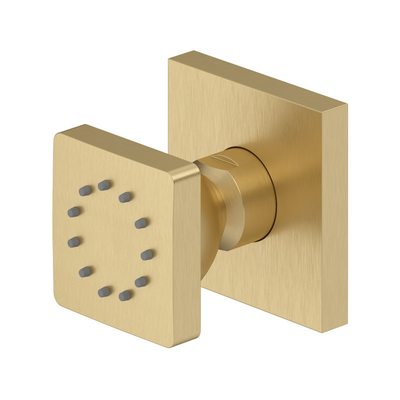 Riobel Single Function Body Spray, Satin Brass US4