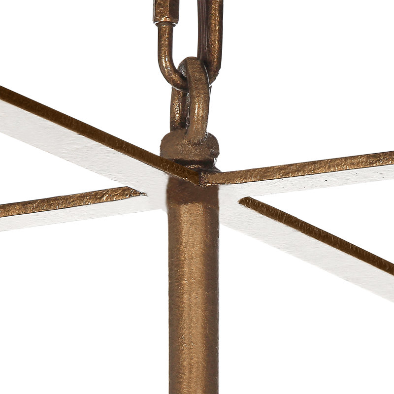 Madison 6 - Light Lantern Geometric Chandelier