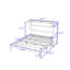 Lit escamotable avec tiroirs de rangement et lattes-2075601102-2068194146