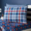 Stars And Check Reversible Duvet Cover Set-122609690