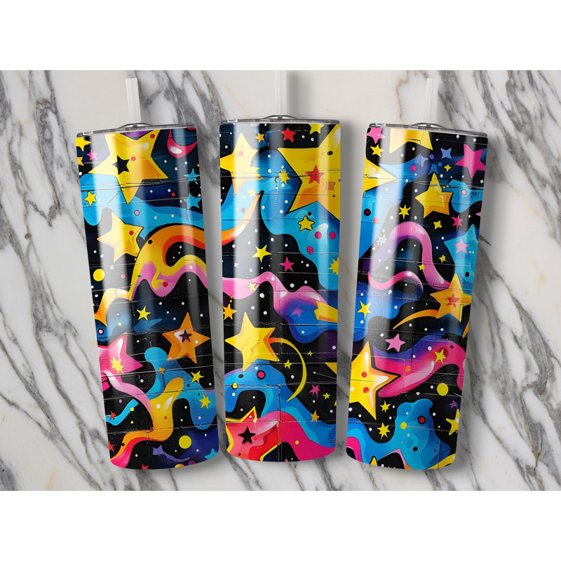Choose Handmade Tumblers 591ml Vacuum Insulated Stainless Steel (18/8) Travel Tumbler with Straw