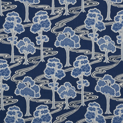 Tree River Linen Fabric