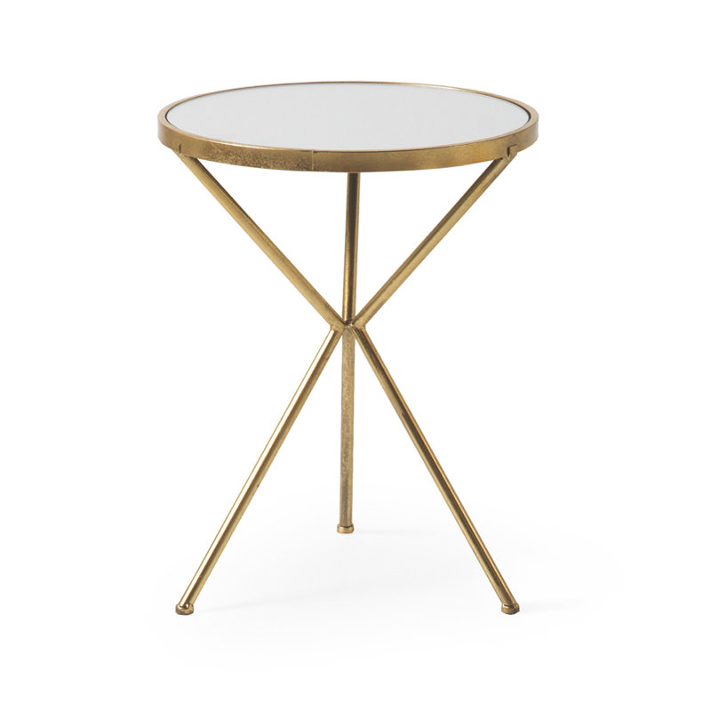 Motala End Table with Built-In Outlets