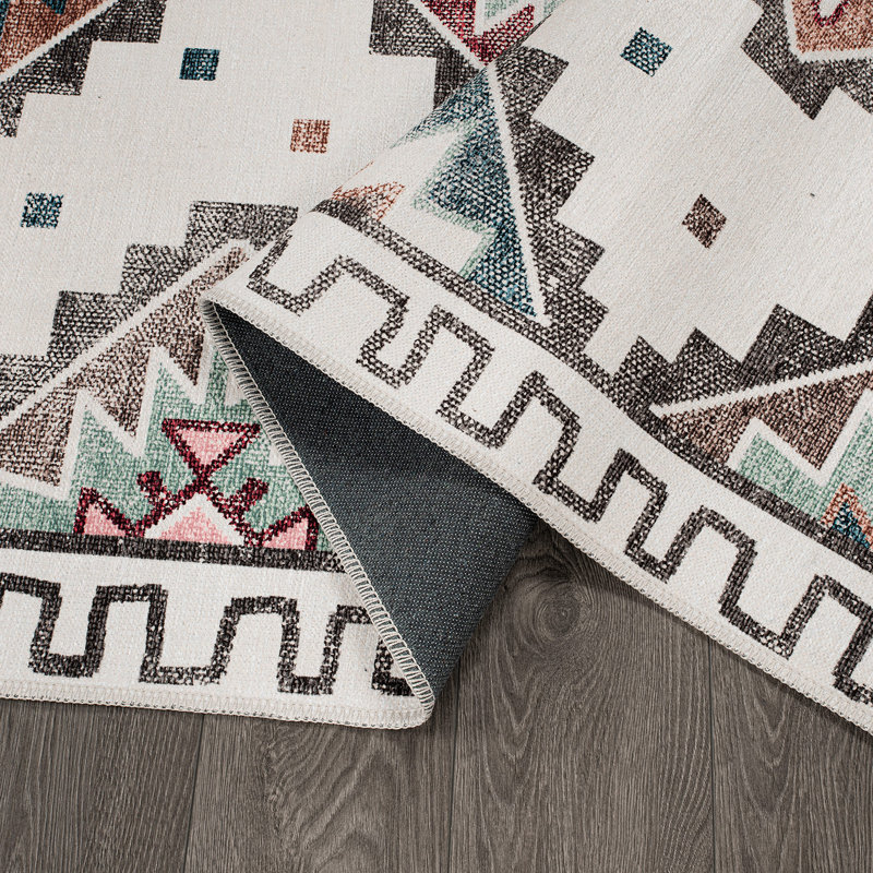 Koressa Chenille Washable Oriental Indoor Rug, Rectangle 2' x 3'