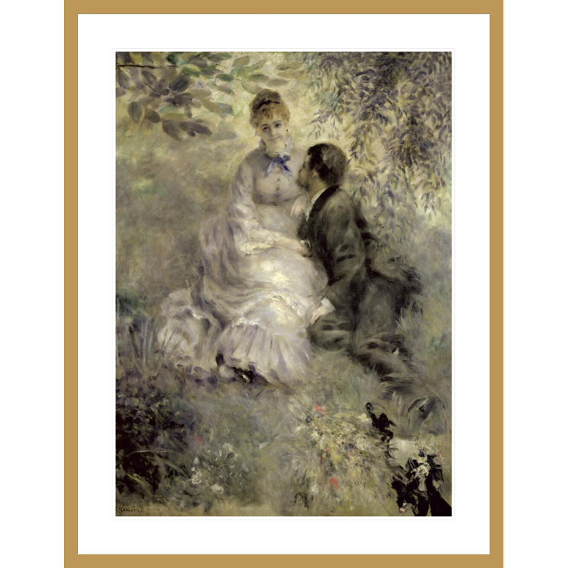 «The Lovers» par Pierre-Auguste Renoir, impression giclée encadrée, H 41,5 po x l 32,07 po