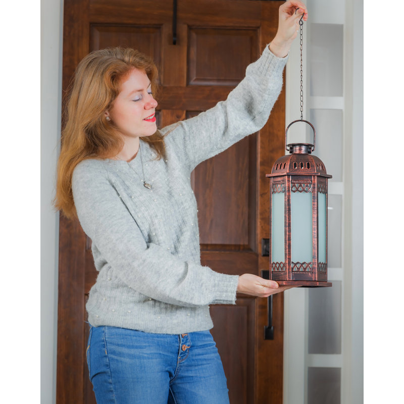 14.17'' Battery Powered Outdoor Lantern