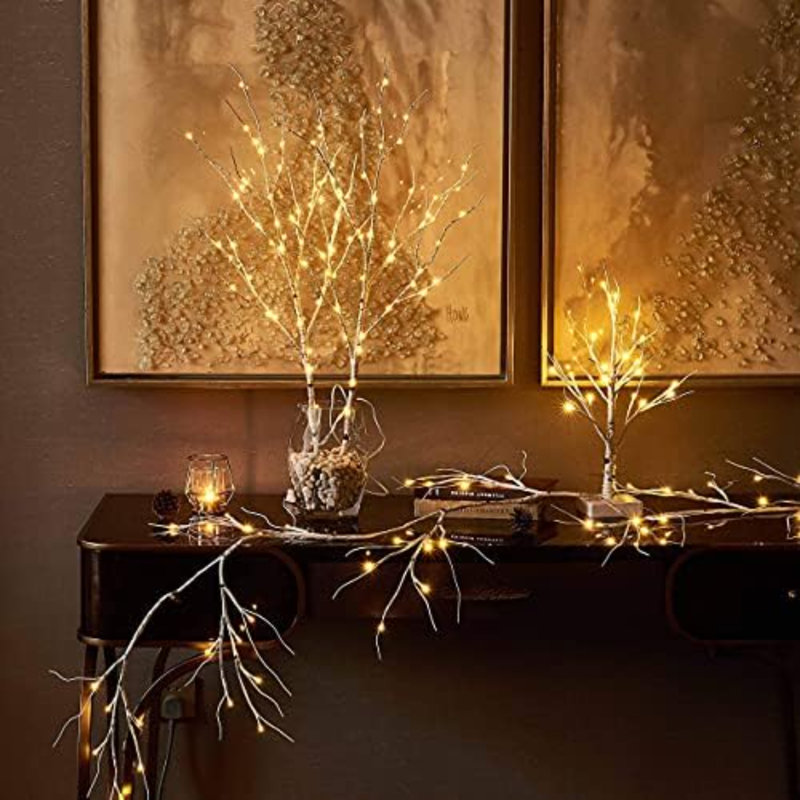 Guirlande Birch, Blanc, Blanc averti