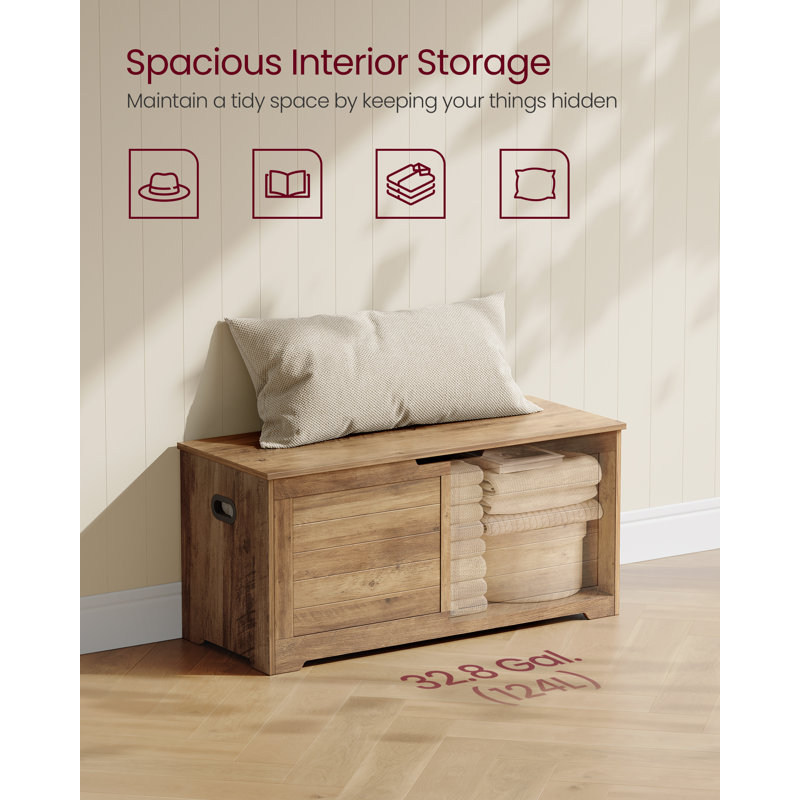 Crate, 46" H x 100" W x 40" D, Honey Brown