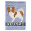 Polyester 2 côtés 40 x 28 po welcome drapeau maison-73943114