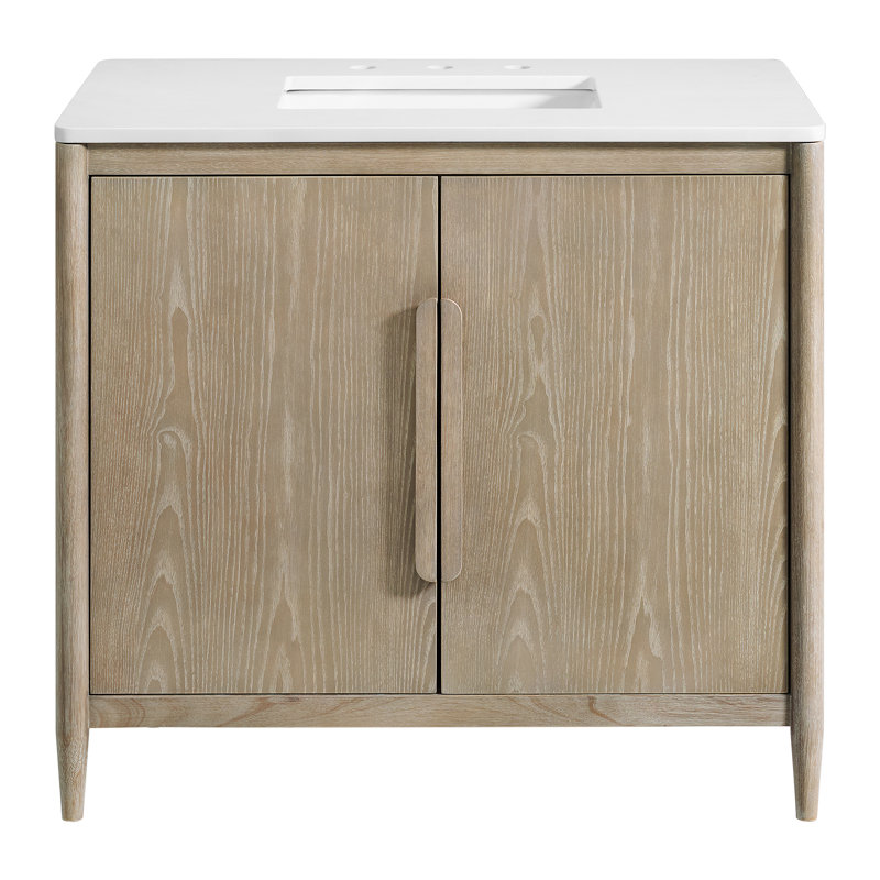 Alsup 36" Single Vanity With Quartz Countertop