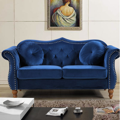 Telles 2 Piece Velvet Standard Living Room Set