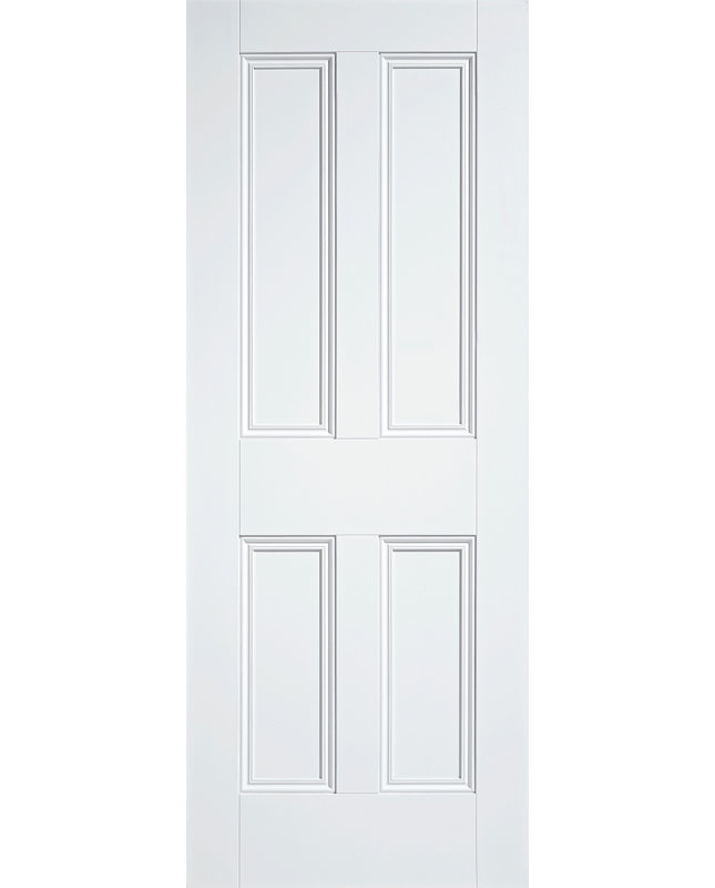 Nostalgia Primed White Internal Door, 198.1cm H x 61cm W x 3.5cm D