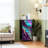 4 Drawer Dresser for Bedroom, Narrow Chest of Drawers, Wooden Top and Study Iron Frame 18"x37.5"-(WxH)