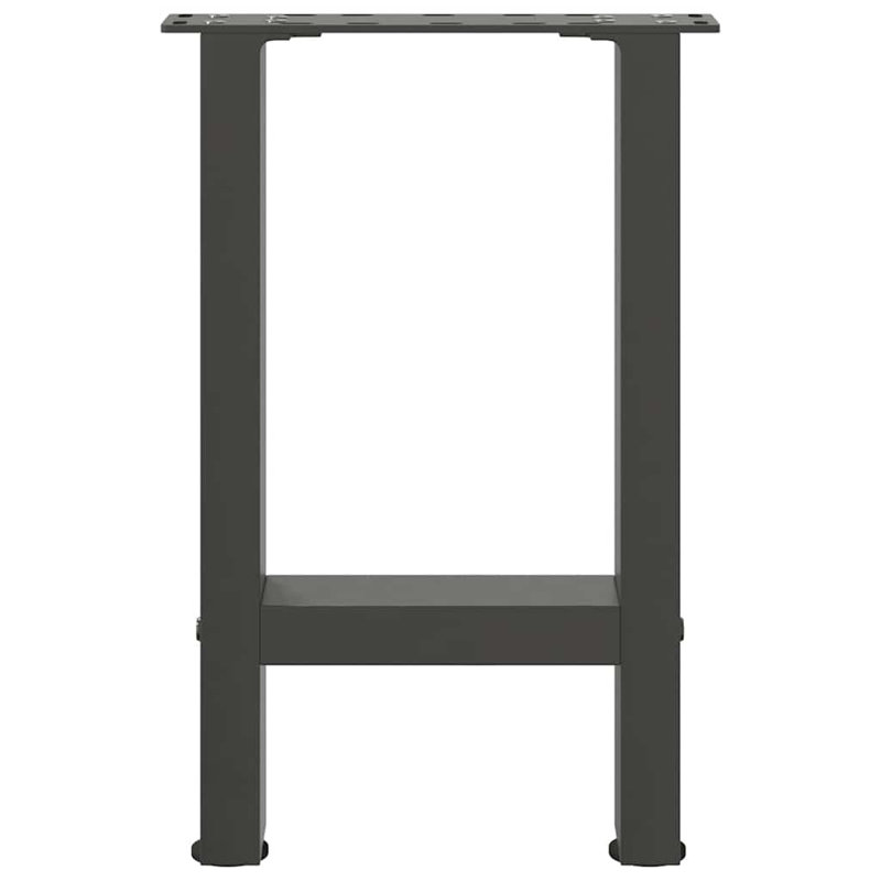 Seaira Coffee Table Legs Steel, Anthracite, 43cm H x 38cm W x 38cm D