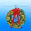 Couronne de Noël pour porte d'entrée avec lumières DEL, couronne de Noël pré-éclairée avec 8 modes et ornements, vert