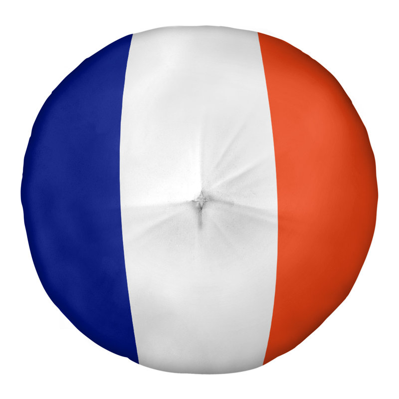  Coussin de sol touffeté, 26 po x 26 po, Blanc